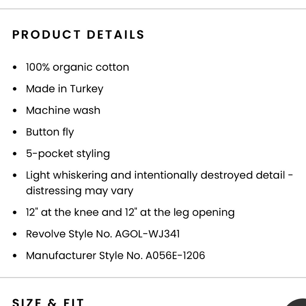 NWT Riley High Rise Straight Crop 26 - Picture 5 of 16